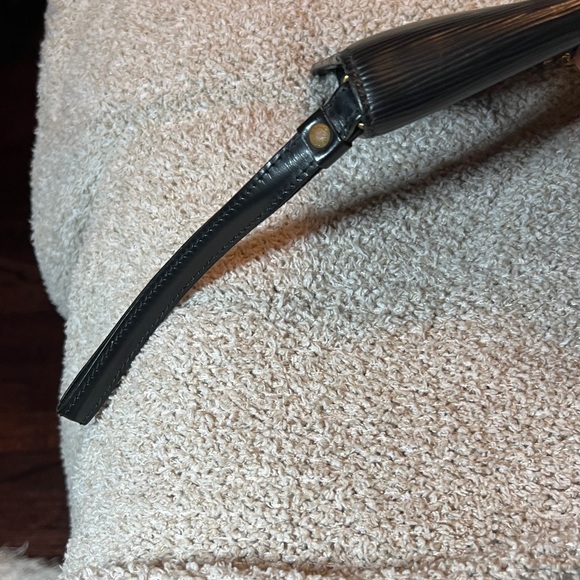 Louis Vuitton Black Clutch with Gold Accents - Picture 6 of 13